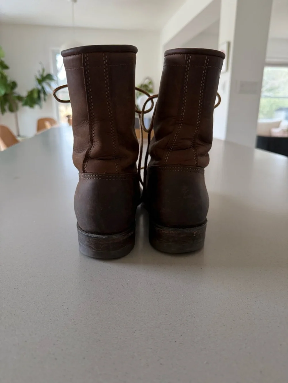 Justin Boots | Women’s Lace Up L0555 Western Boots 6.5 - Picture 4 of 5